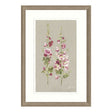 Artko 65cm 'Hollyhocks' Framed Print by Nicola Jane Rowles - Old Railway Line Garden Centre