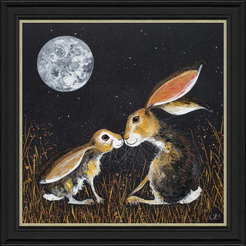 Artko 67cm Hand Finished 'To The Moon And Back Large' Framed Print by  Quinn Russell