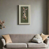 Artko 70cm Hand Finished 'Hoppity Rabbit' Framed Print by Ashley Saunders