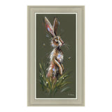 Artko 70cm Hand Finished 'Hoppity Rabbit' Framed Print by Ashley Saunders