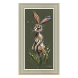 Artko 70cm Hand Finished 'Hoppity Rabbit' Framed Print by Ashley Saunders