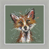Artko 70cm Hand Finished  'Large Foxy' Framed Print by Ashley Saunders