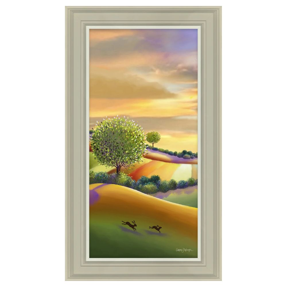 Artko 70cm Hand Finished 'The Golden Hour Detail I ' Framed Print by Catherine J Stephenson