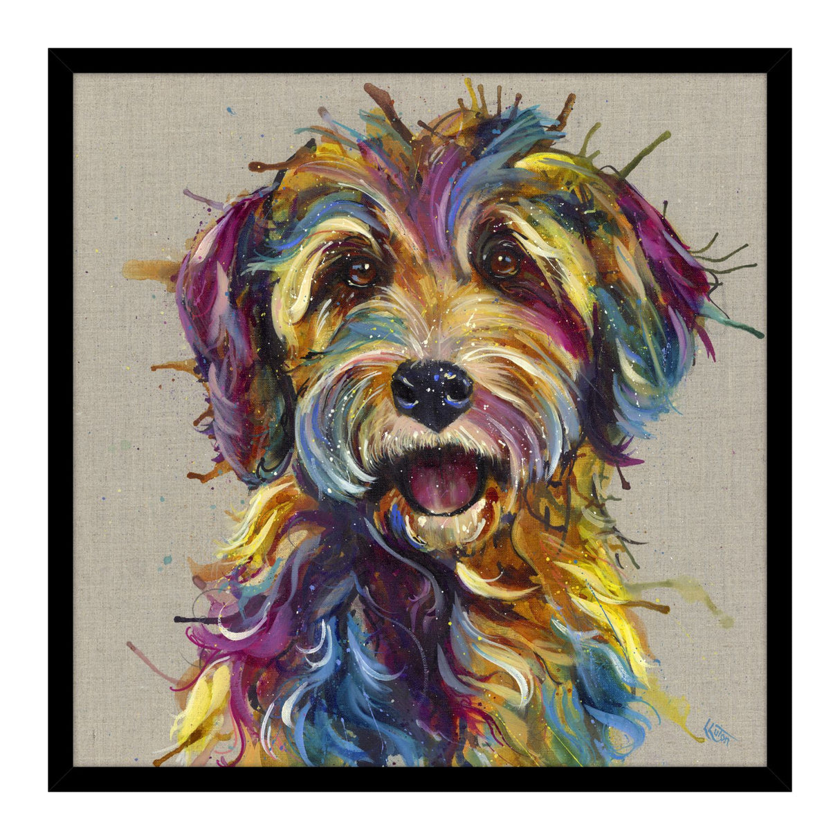 Artko 84.5cm Hand Finished 'Luna' Framed Print by Louise Luton