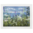 Artko 91cm Hand Finished 'Floral View' Framed Print by Charlotte Oakley - Old Railway Line Garden Centre