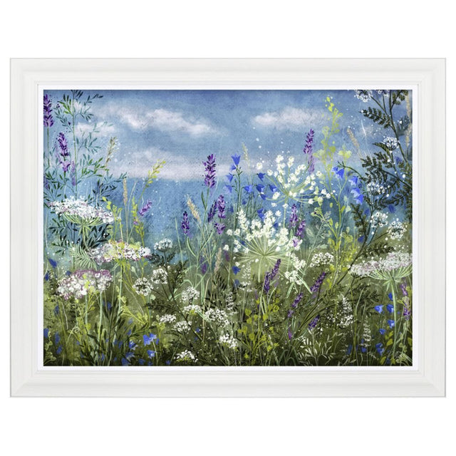 Artko 91cm Hand Finished 'Floral View' Framed Print by Charlotte Oakley - Old Railway Line Garden Centre