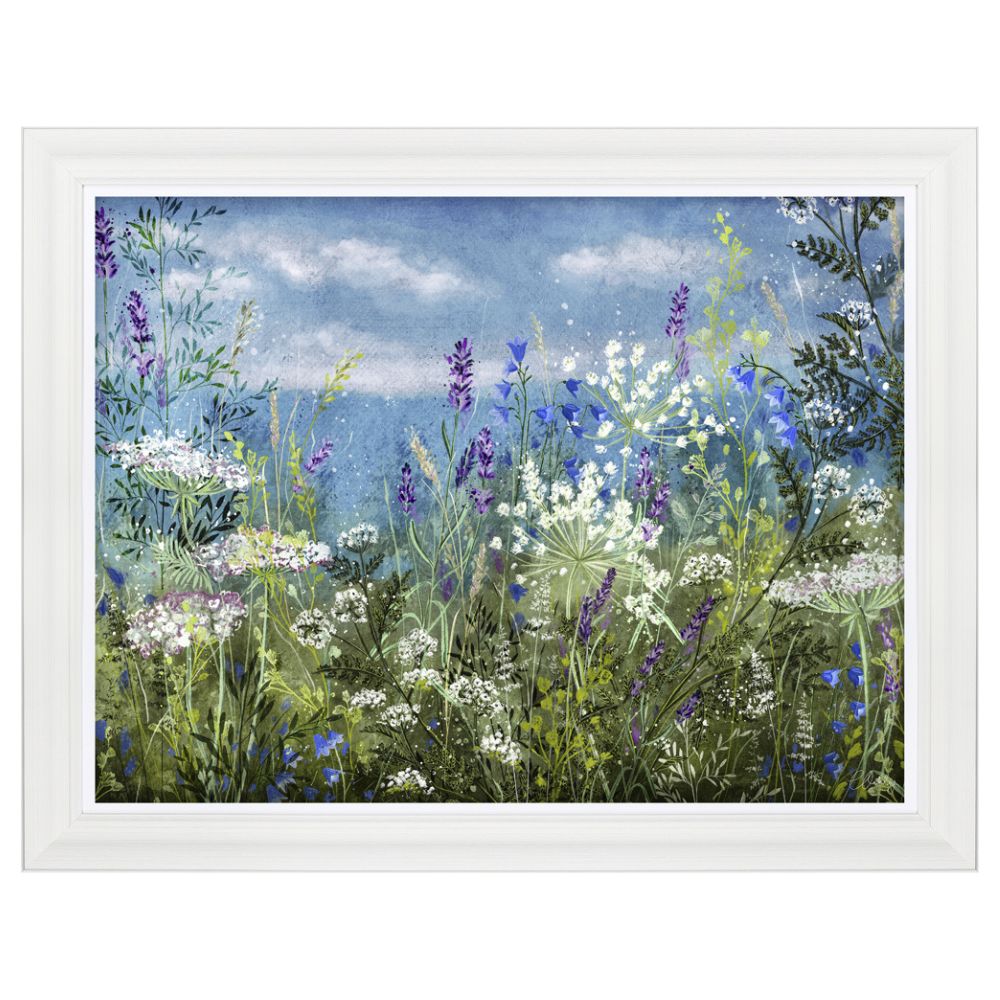 Artko 91cm Hand Finished 'Floral View' Framed Print by Charlotte Oakley