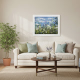 Artko 91cm Hand Finished 'Floral View' Framed Print by Charlotte Oakley