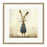 Artko 42cm 'Stick Leg Rabbit' Framed Print by Lucy Hart