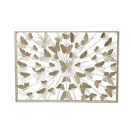 Ascalon 80cm Butterfly Burst Silver Metal Wall Art - Old Railway Line Garden Centre