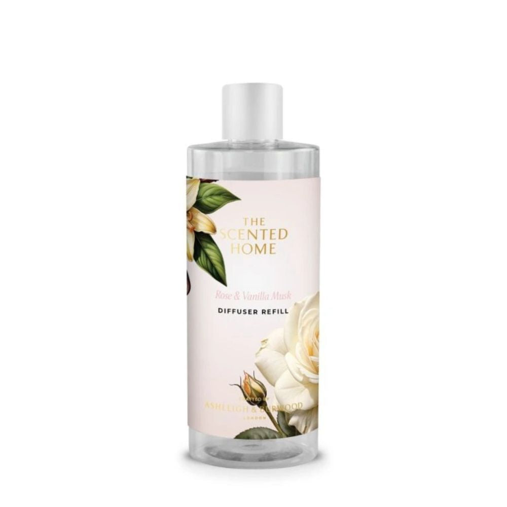 Ashleigh & Burwood 300ml Rose & Vanilla Musk Diffuser Refill