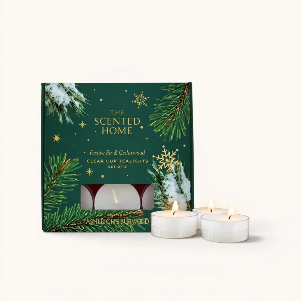 Ashleigh & Burwood  Festive Fir & Cederwood Scented Tealights