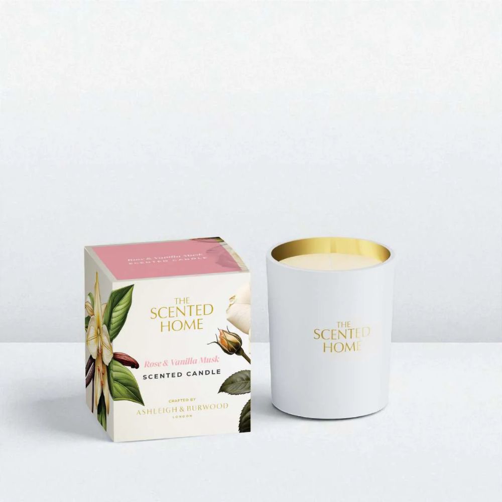 Ashleigh & Burwood 170g Rose & Vanilla Musk Scented Candle