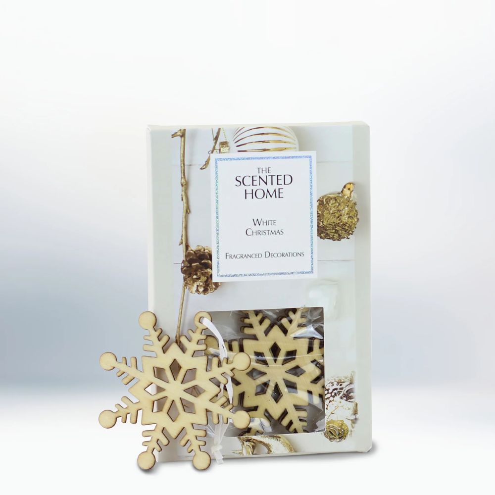 Ashleigh & Burwood 'White Christmas' Scented Snowflake Hanging Decoration