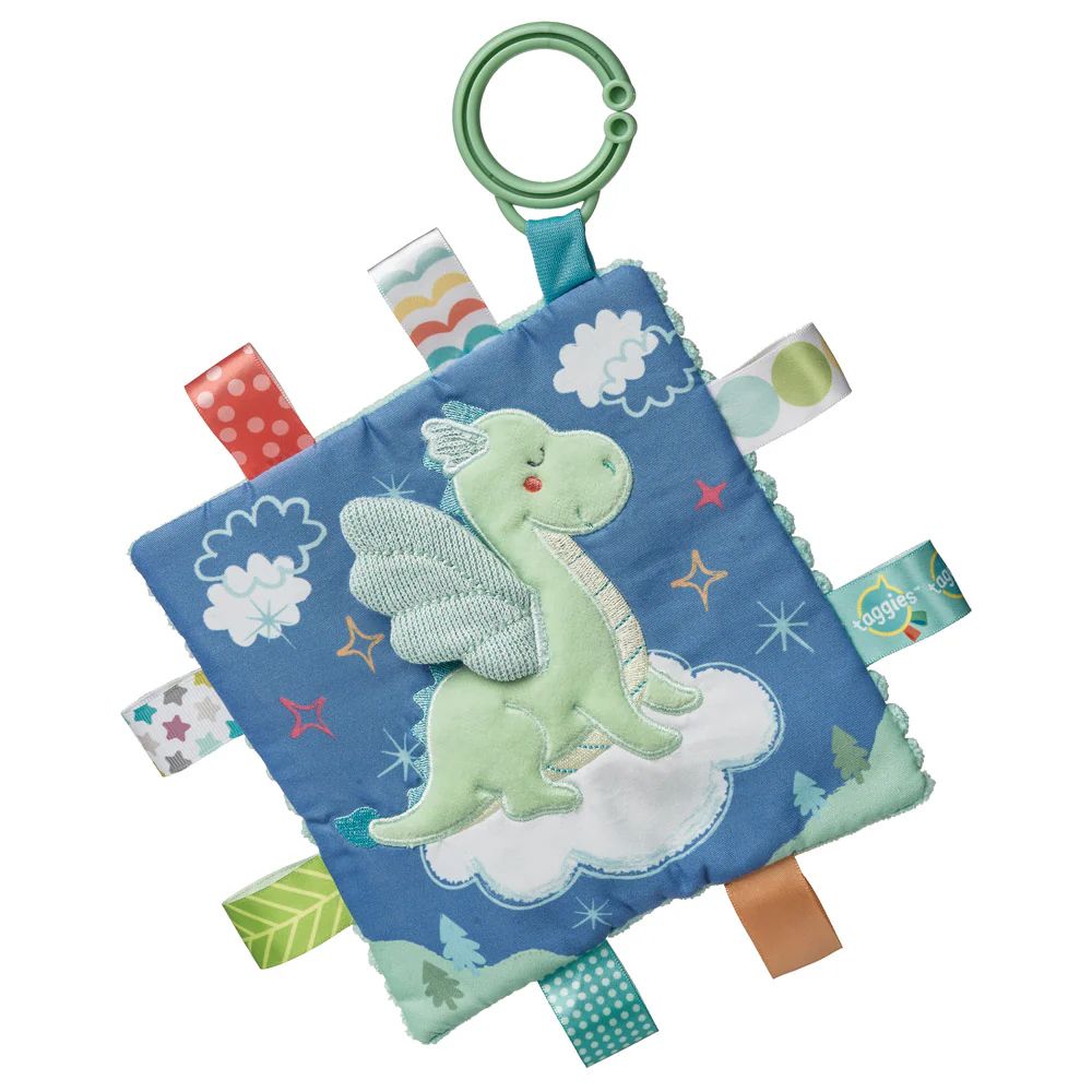 Aurora World Mary Meyer Taggies Dragon Crinkle Me Baby Book