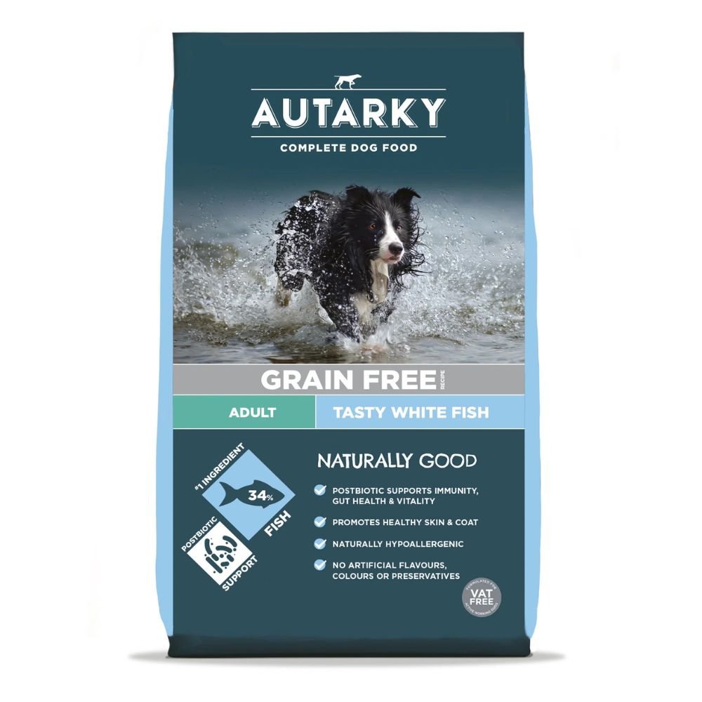 Autarky 2kg Grain Free White Fish Adult Dog Food - Old Railway Line Garden Centre