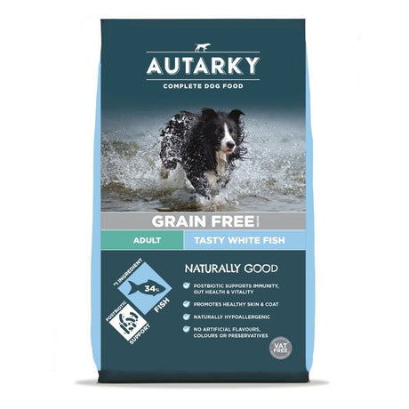 Autarky 2kg Grain Free White Fish Adult Dog Food - Old Railway Line Garden Centre