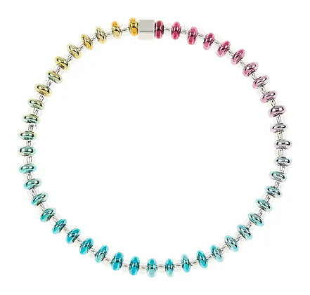 Carrie Elspeth Ombre Haematite Gemstone Beaded Bracelet