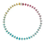 Carrie Elspeth Ombre Haematite Gemstone Beaded Bracelet