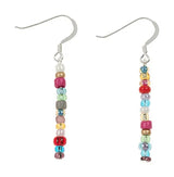 Carrie Elspeth Multicoloured Fusion Beaded Drop Earrings