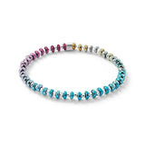 Carrie Elspeth Ombre Haematite Gemstone Beaded Bracelet
