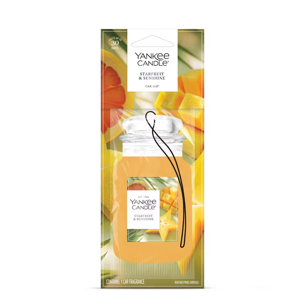 Yankee Candle Starfruit Sunshine Car Jar Airfreshener