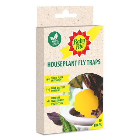 Baby Bio Houseplant Fly Traps (Pack of 10) - Old Railway Line Garden Centre