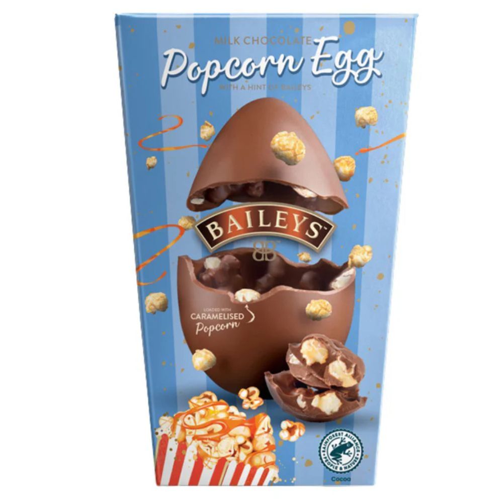 Baileys 35g Chocolate Egg with Caramalised Popcorn Shell