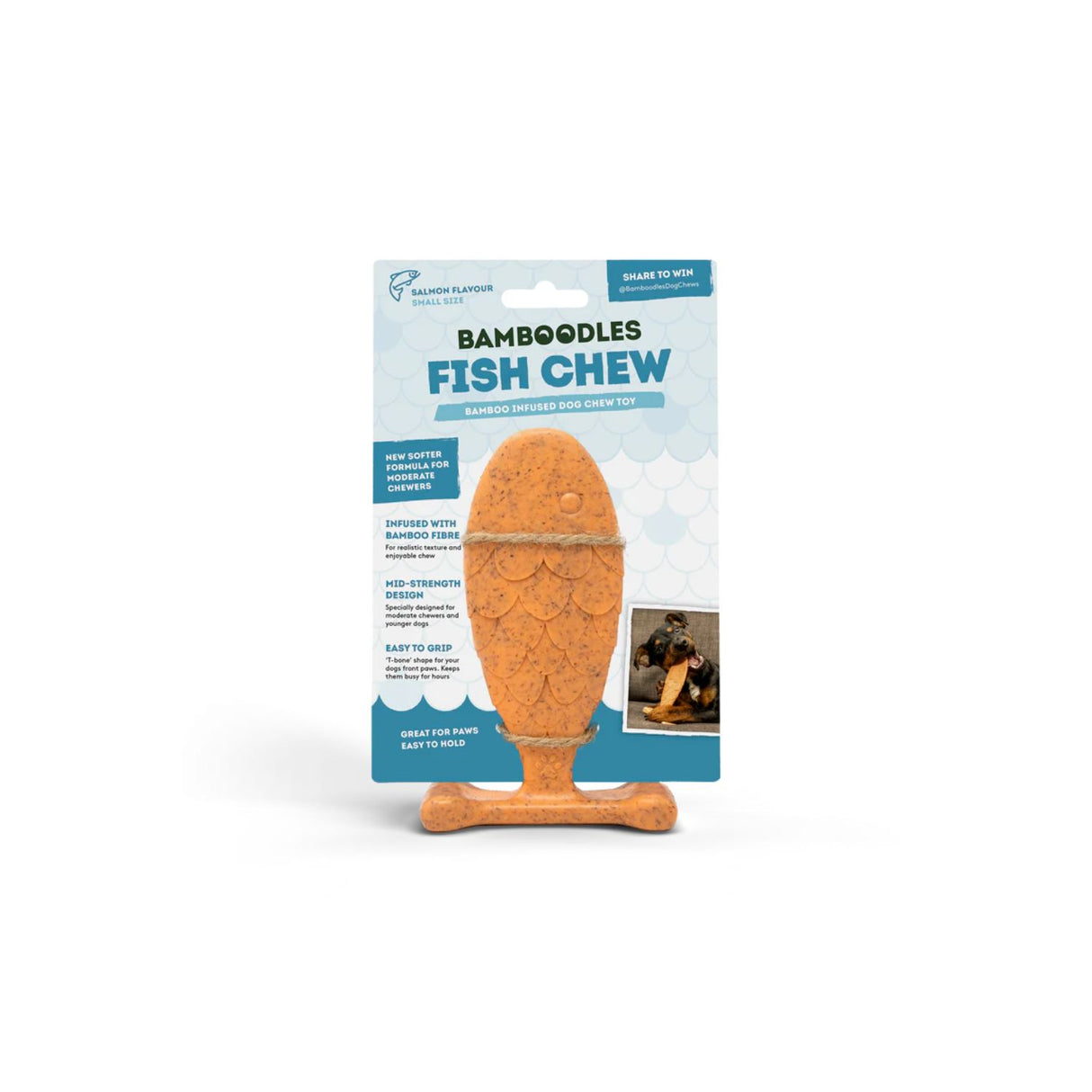 Bamboodles Fish Dog Chew Chew