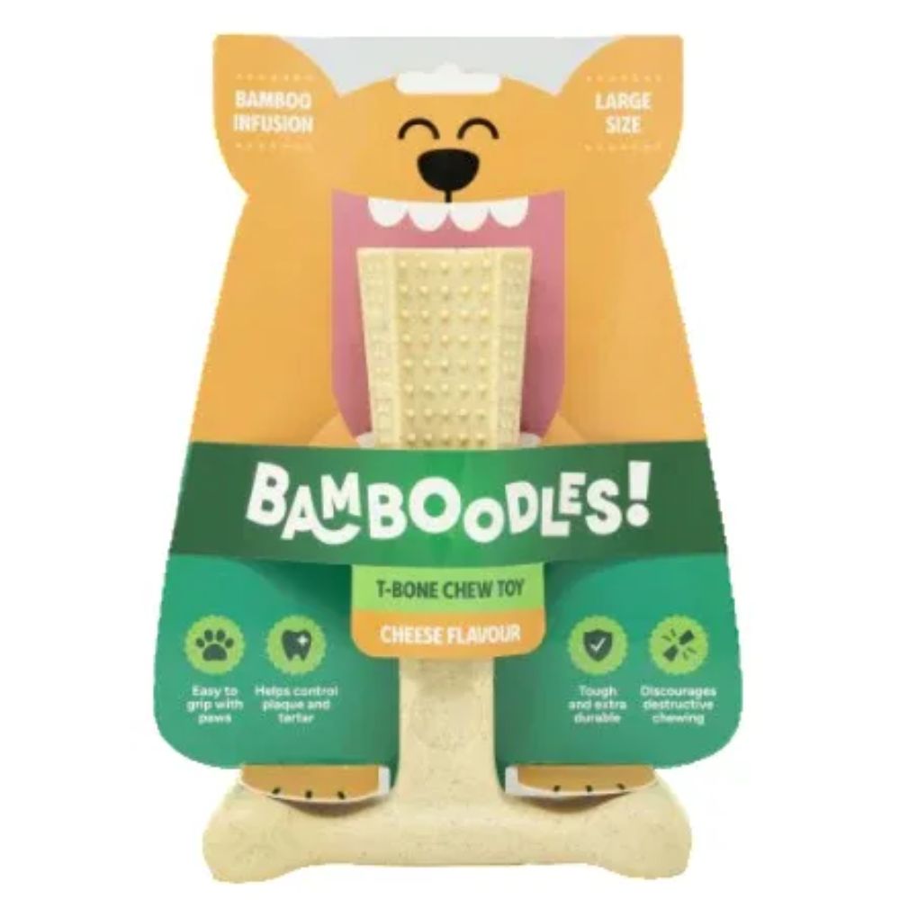 Bamboodles Large Cheese Dog Chew