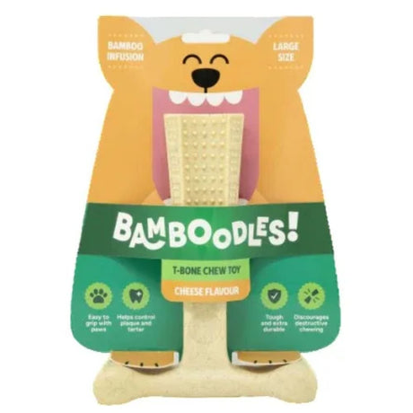 Bamboodles Large Cheese Dog Chew - Old Railway Line Garden Centre