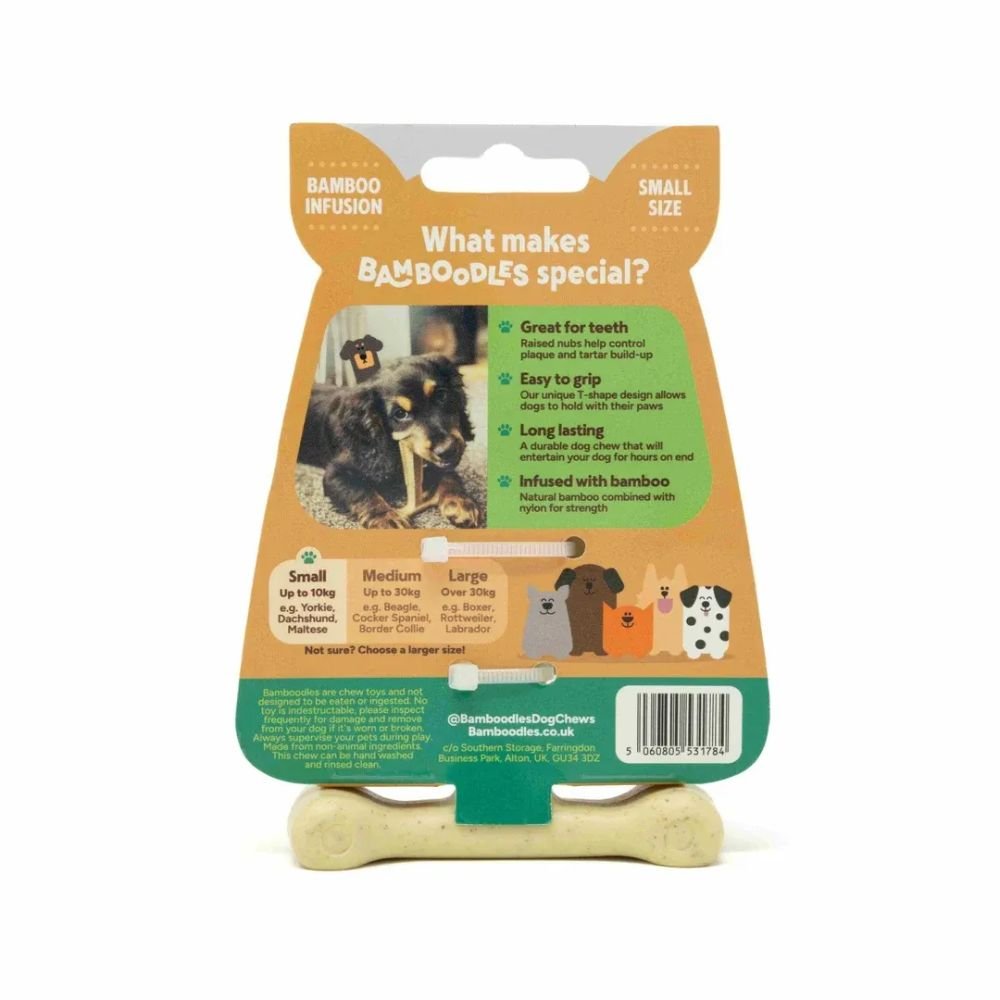 Bamboodles Large Cheese Dog Chew - Old Railway Line Garden Centre
