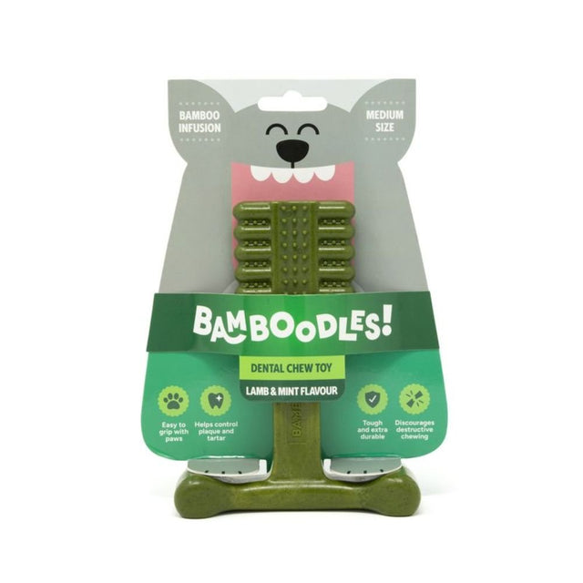 Bamboodles Medium Lamb & Mint Dental Dog Chew - Old Railway Line Garden Centre