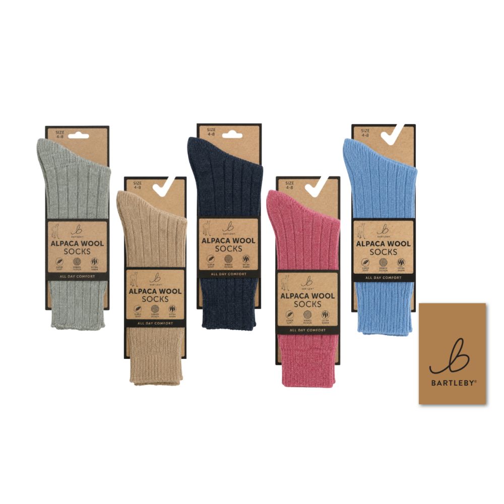Bartleby 4-7 Alpaca Wool Socks (Choice of 5)