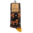 Bartleby Ladies Country Horse Funky Bamboo Socks - Size 4 - 7 - Old Railway Line Garden Centre