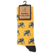 Bartleby Ladies Ellie Elephant Funky Bamboo Socks - Size 4-8 - Old Railway Line Garden Centre