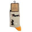 Bartleby Ladies Sausage Doggie Funky Bamboo Socks - Size 4-7 - Old Railway Line Garden Centre