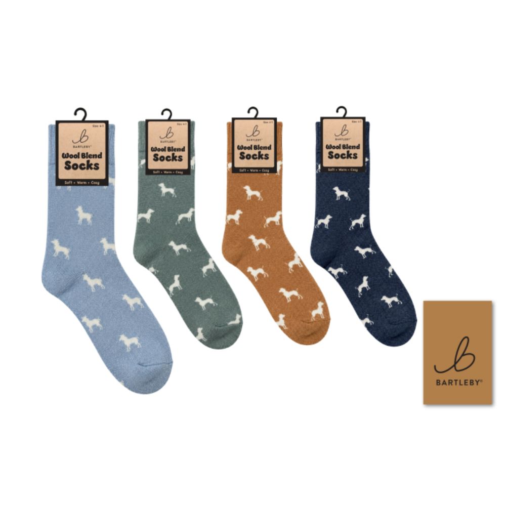 Bartleby Ladies Wool Blend Socks - Dogs (Choice of 4)