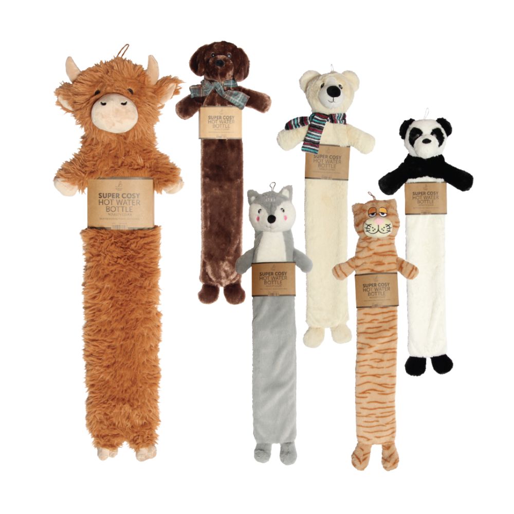 Bartleby Long Novelty Hot Water Bottle (Choice of 6)