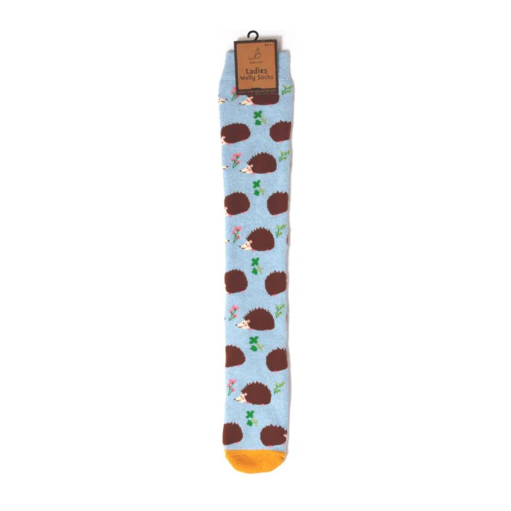 Bartleby Woodland Hedgehog Welly Socks Size 4-8