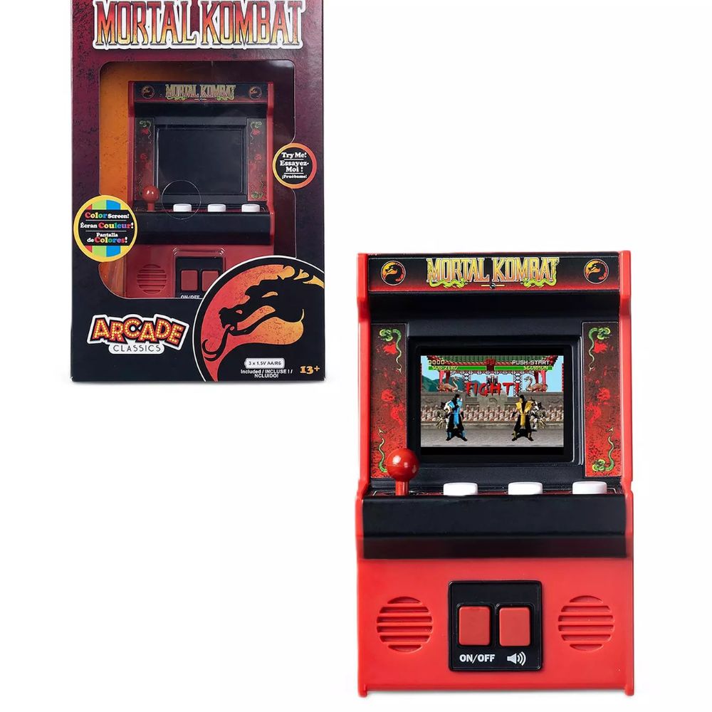 Basic Fun Mini Mortal Kombat Arcade Machine