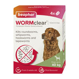 Beaphar Wormclear Worming Tablets for Large Dogs (4 Tablets)