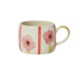 Belly Button 13cm Mauve Flower Stoneware Mug - Old Railway Line Garden Centre