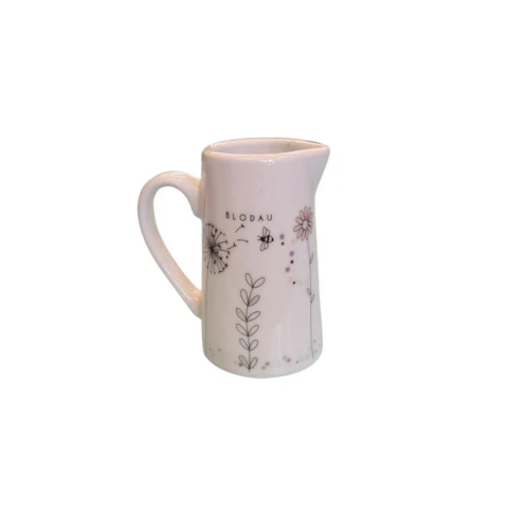Belly Button 8cm Blodau Wildflowers Ceramic Jug