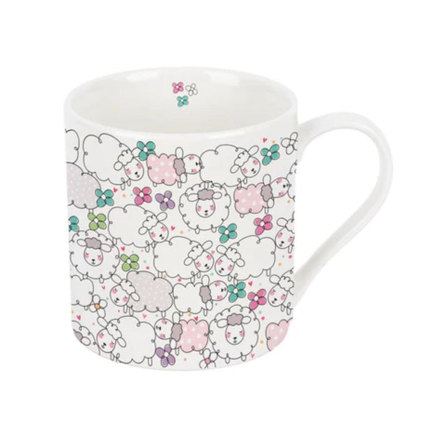 Belly Button Bone China Sheep Mug - Old Railway Line Garden Centre