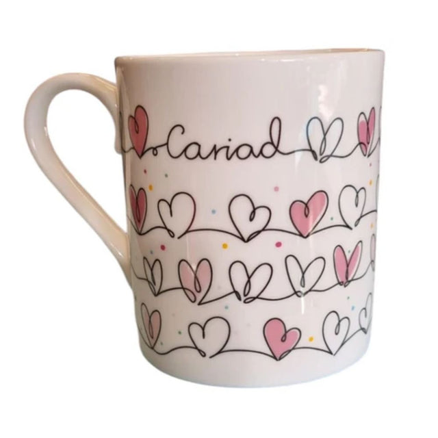 Belly Button 'Cariad' Fine Bone China Mug - Old Railway Line Garden Centre