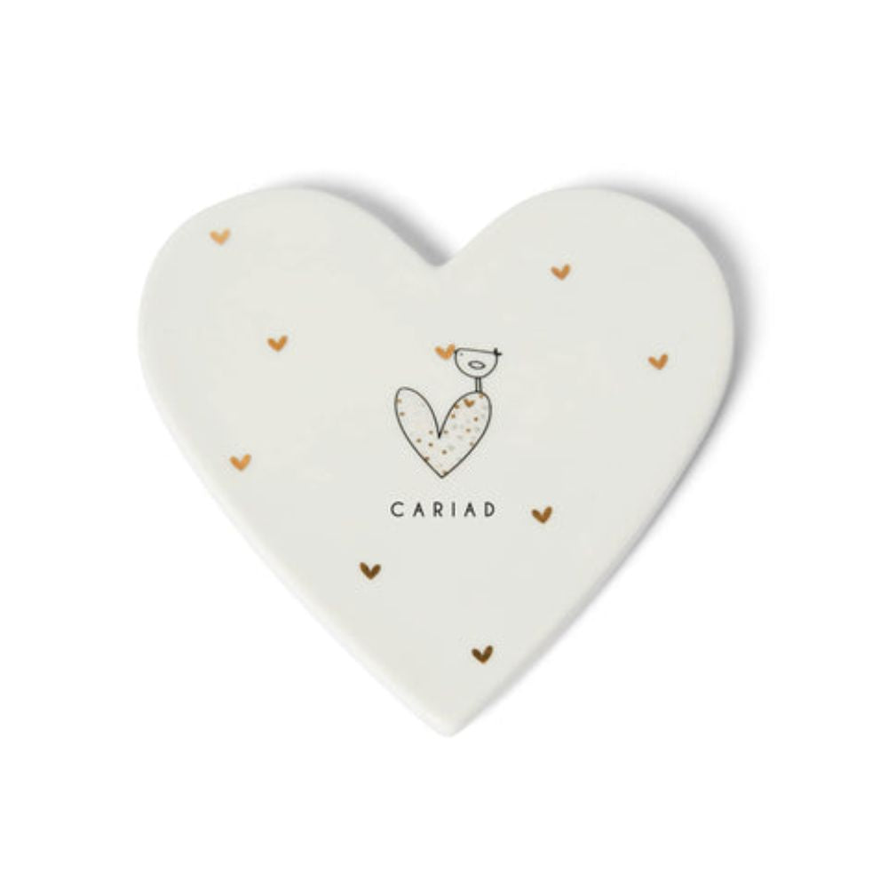 Belly Button Cariad Heart Coaster