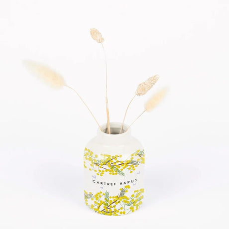 Belly Button 'Cartref Hapus' Ceramic Flower Vase - Old Railway Line Garden Centre