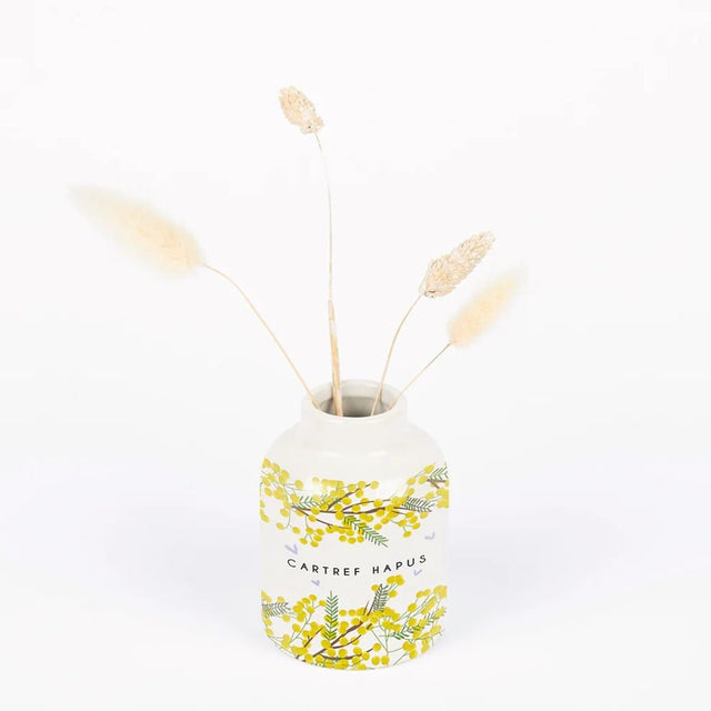 Belly Button 'Cartref Hapus' Ceramic Flower Vase - Old Railway Line Garden Centre