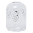 Belly Button Confetti Heart & Bird Glass Bud Vase - Old Railway Line Garden Centre